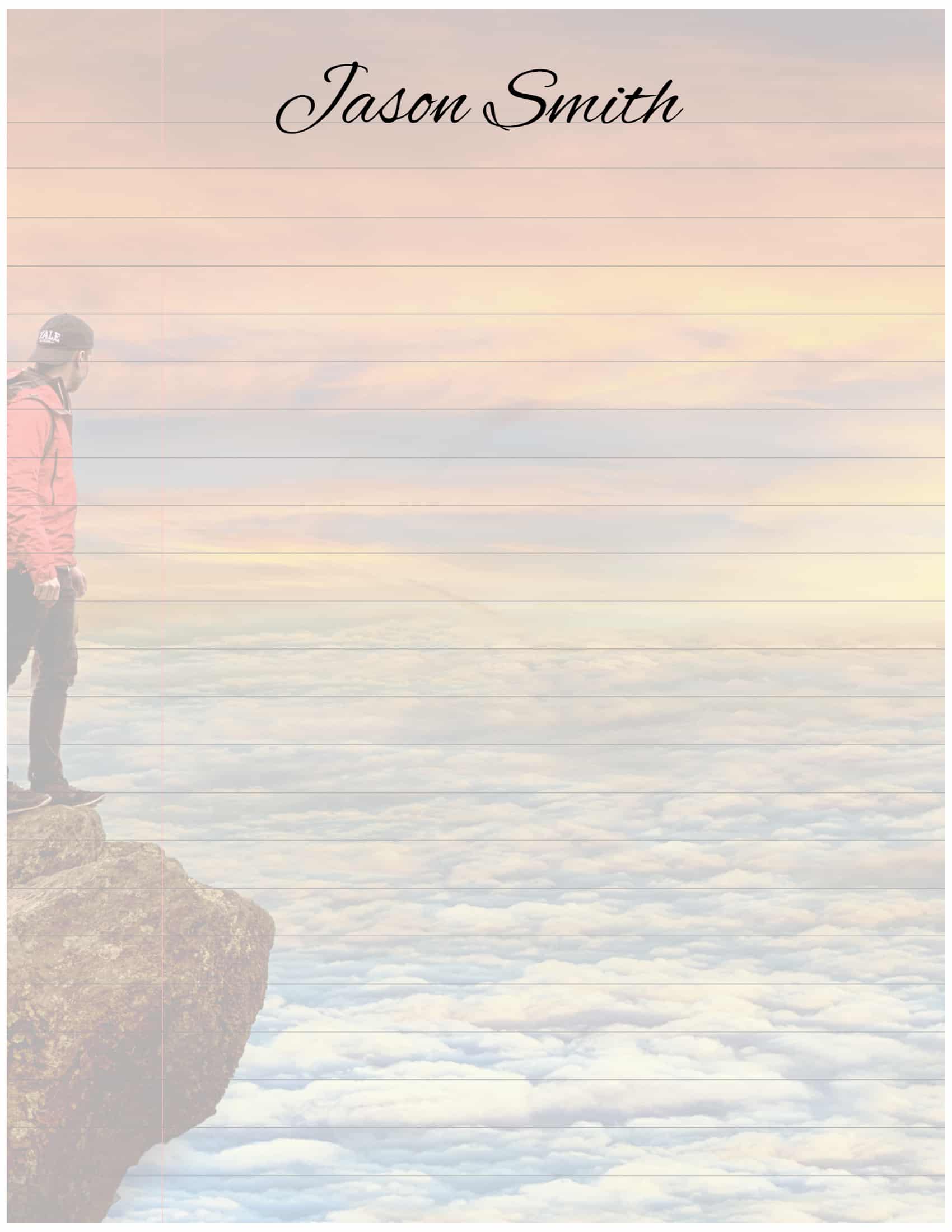 FREE Printable lined paper Many Templates are Available