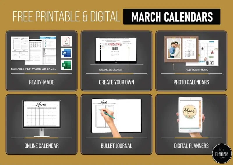 Free Printable March 2025 Calendar Customize Online