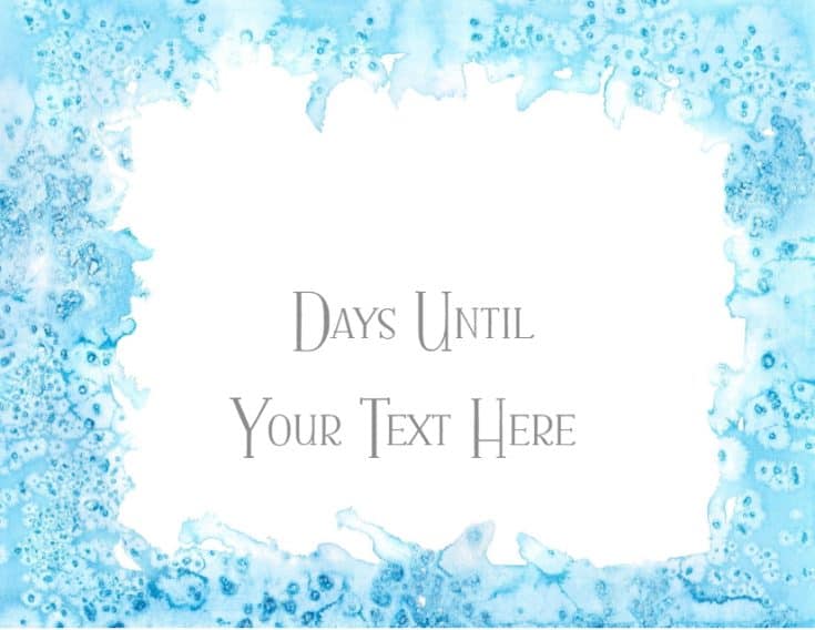 FREE Printable Countdown Calendar Template Customize Online