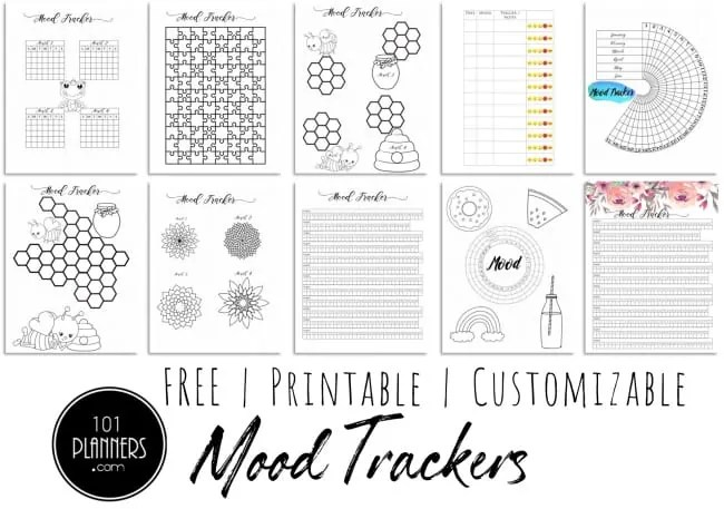 FREE Printable Mood Tracker Bullet Journal + 20 Templates FREE Printable Mood Tracker Bullet Journal + 20 Templates