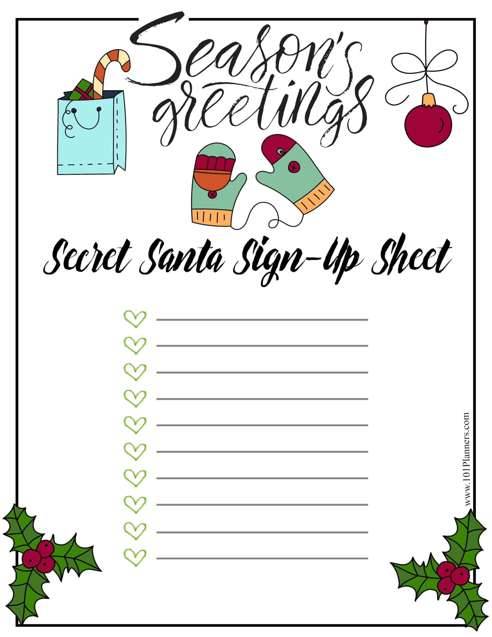 264 Secret Santa Questions & Forms 264 Secret Santa Questions & Forms