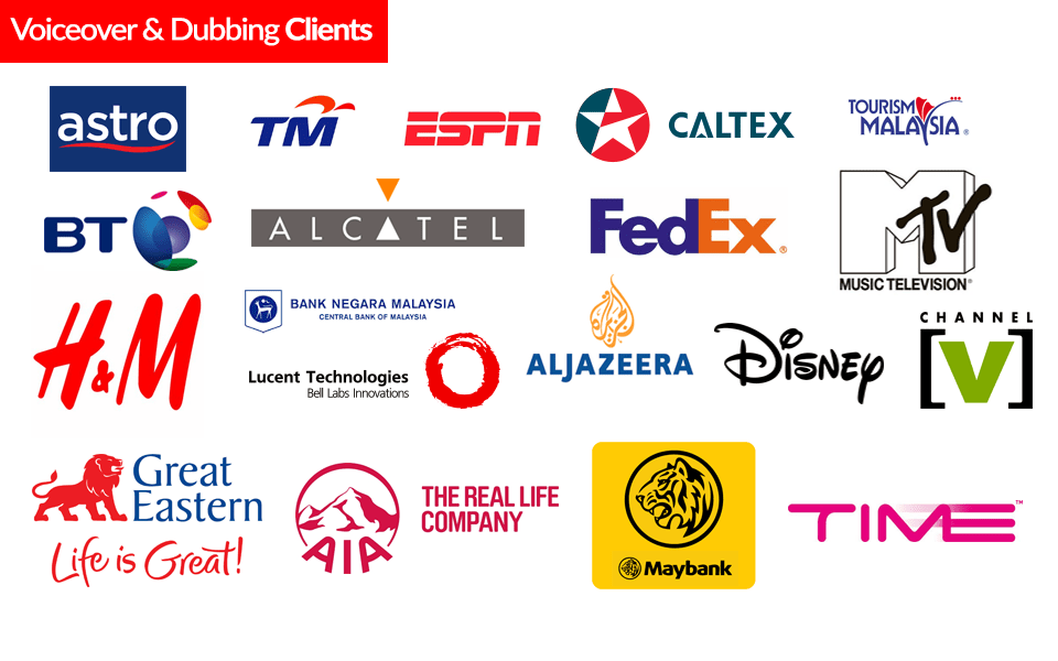Voiceover & Dubbing Recording Studio In Malaysia, Kuala Lumpur & Petaling Jaya