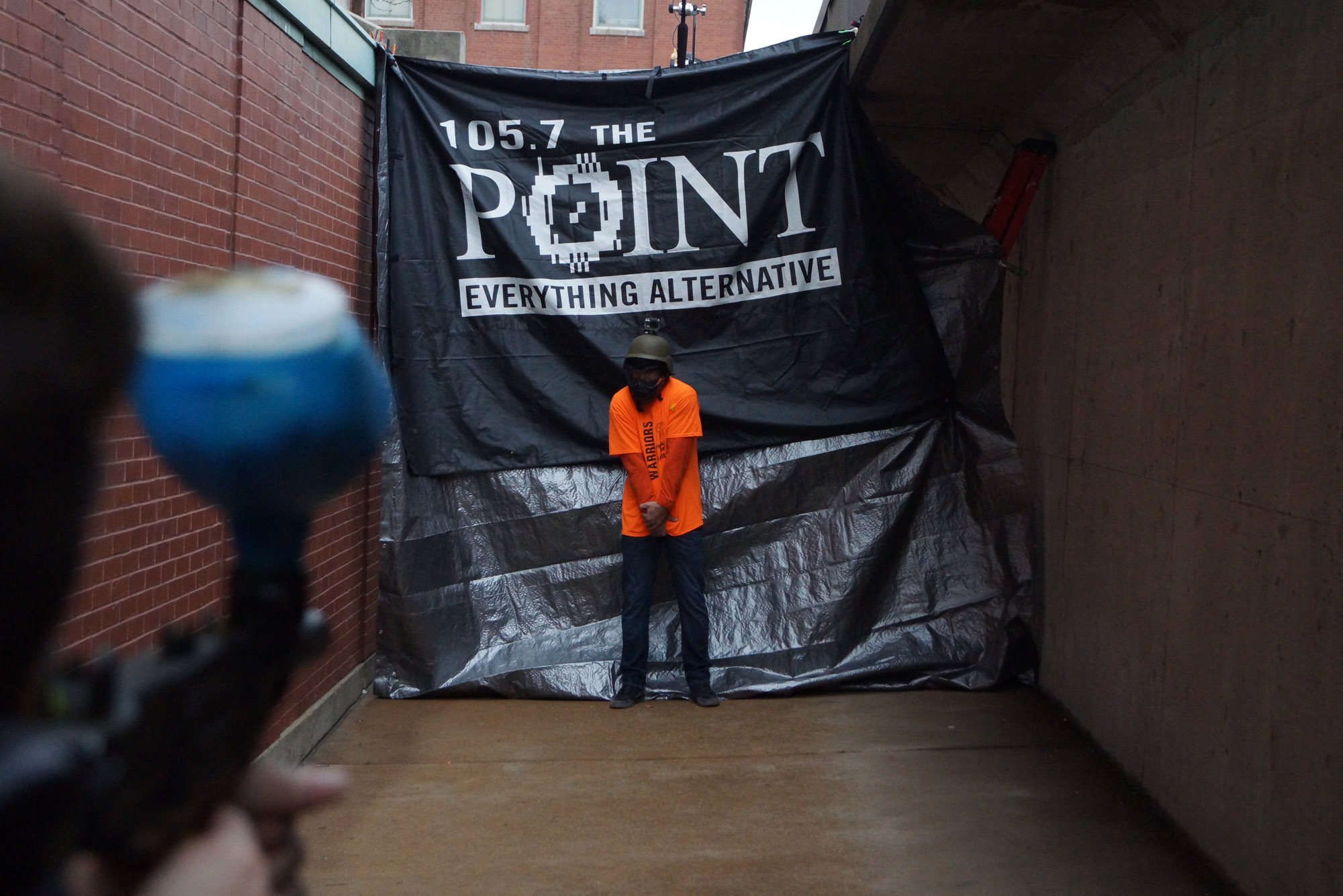 Jeff Burton Faces The Rizz Show Paintball Firing Squad For