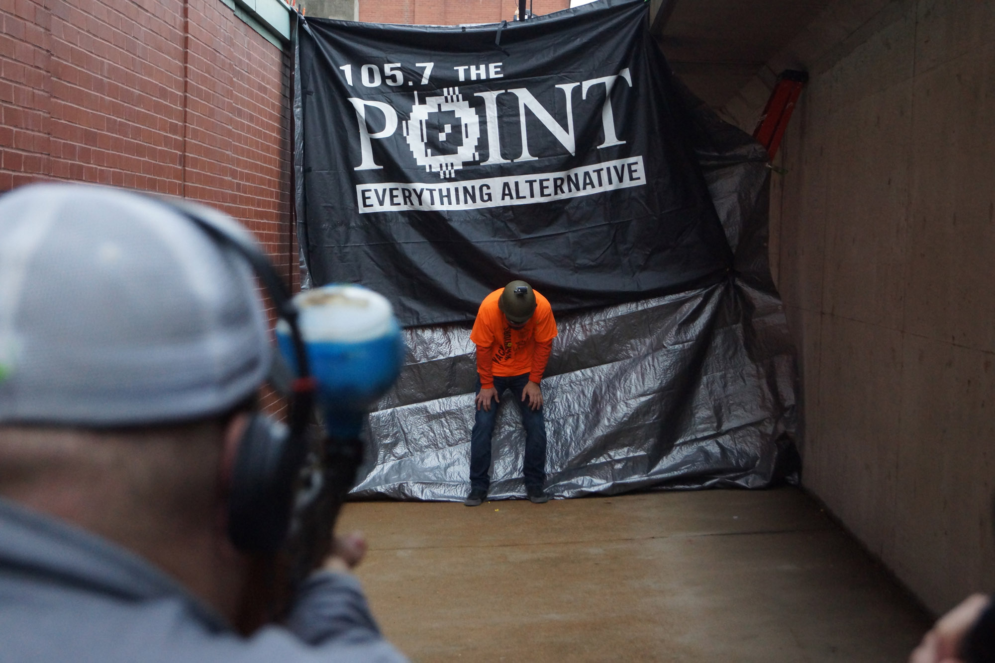 Jeff Burton Faces The Rizz Show Paintball Firing Squad For