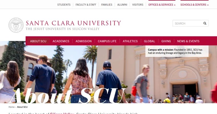 Santa Clara University Best Best Web Development Programs