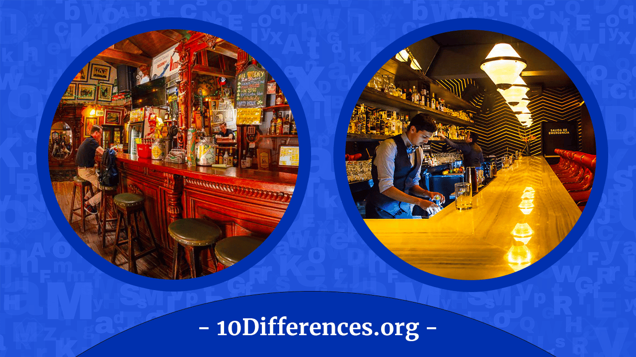 Bar Vs Pub What's the Difference?