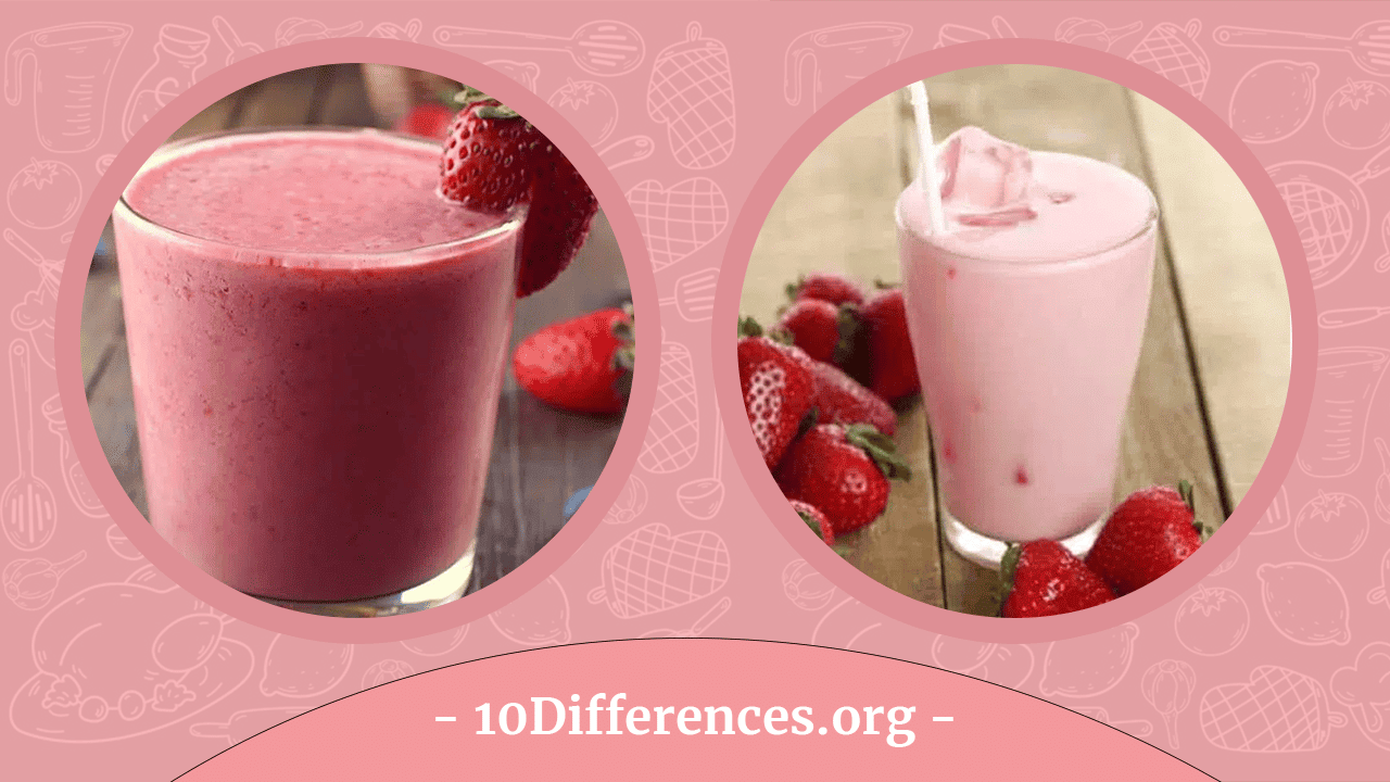 Différence entre Smoothie et Milkshake