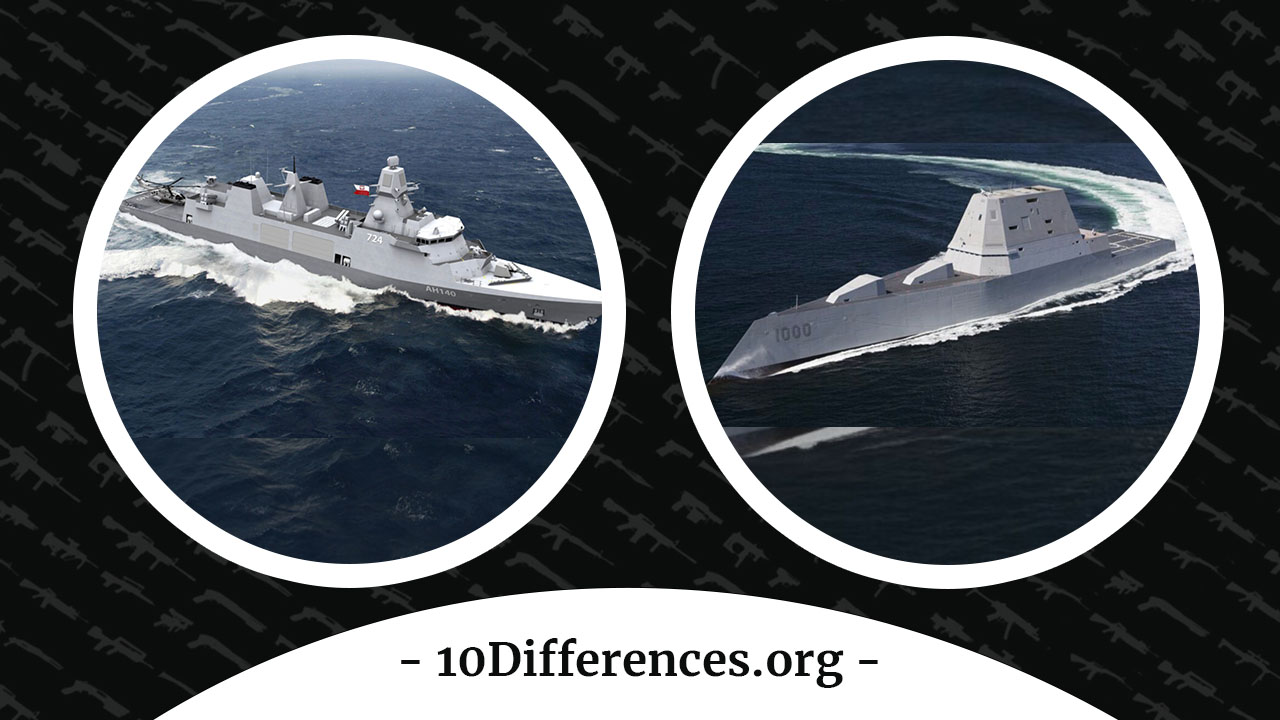 Difference Between Frigate and Destroyer