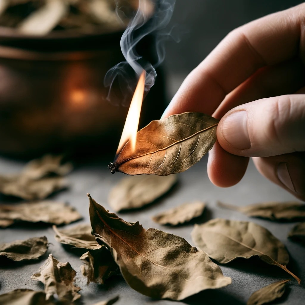 Laurel leaves, everyone is burning them in their homes what happens