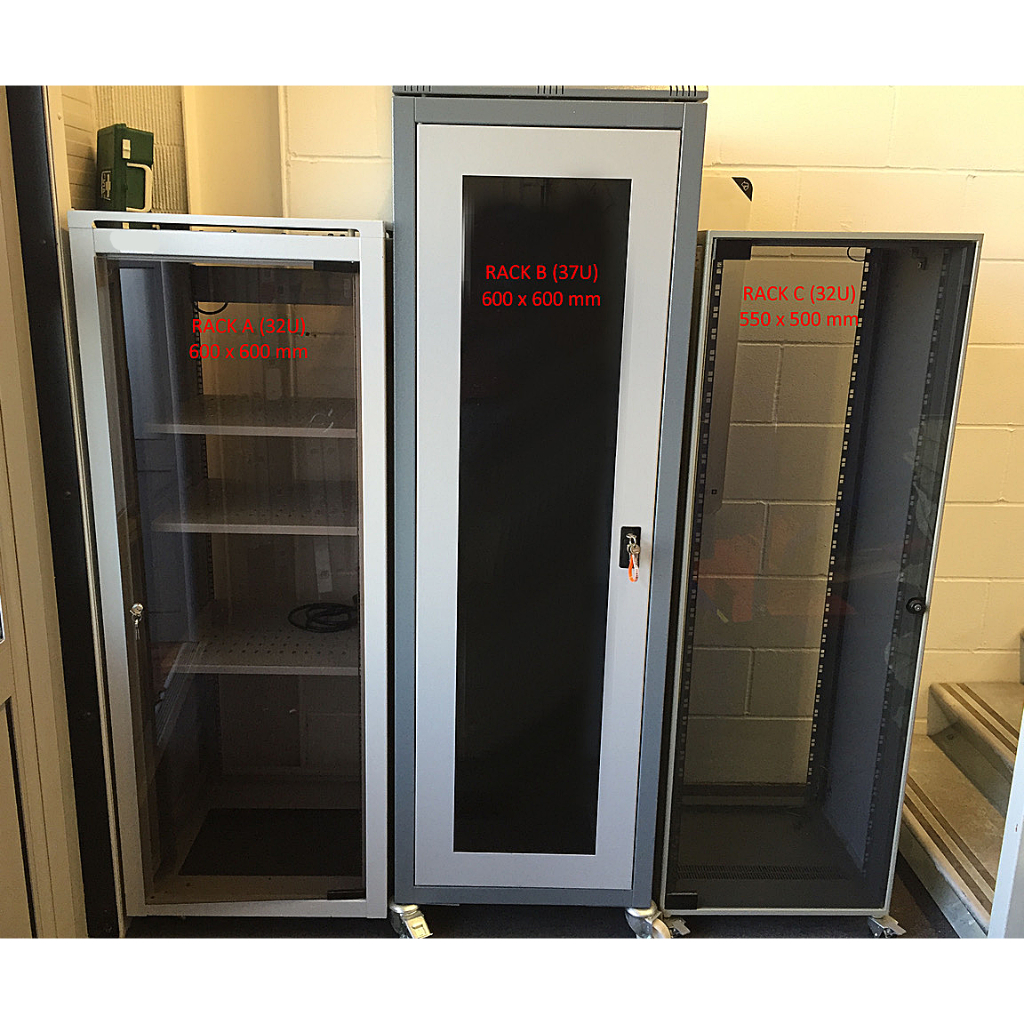 Equipment Racks Package (3) Buy now from 10Kused