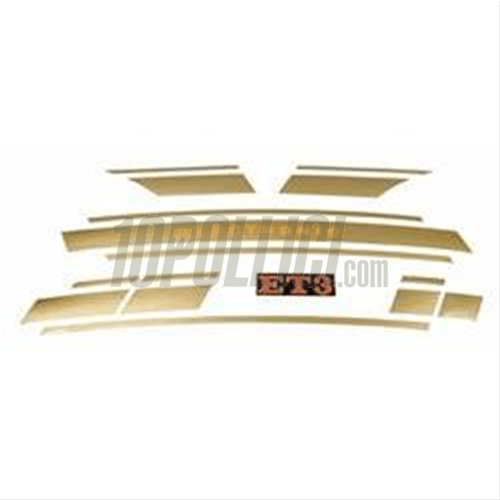 10Pollici 17812 Adesivi laterali Vespa 125 ET3 ELECTRONIC oro