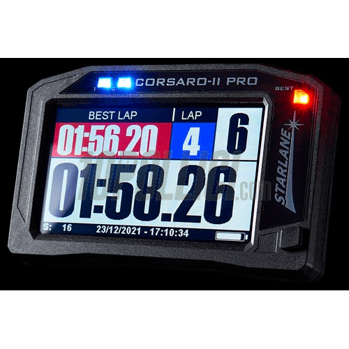 10Pollici 22623 Professional lap timer STARLANE CORSARO II PRO kartscooter pack STARLANE