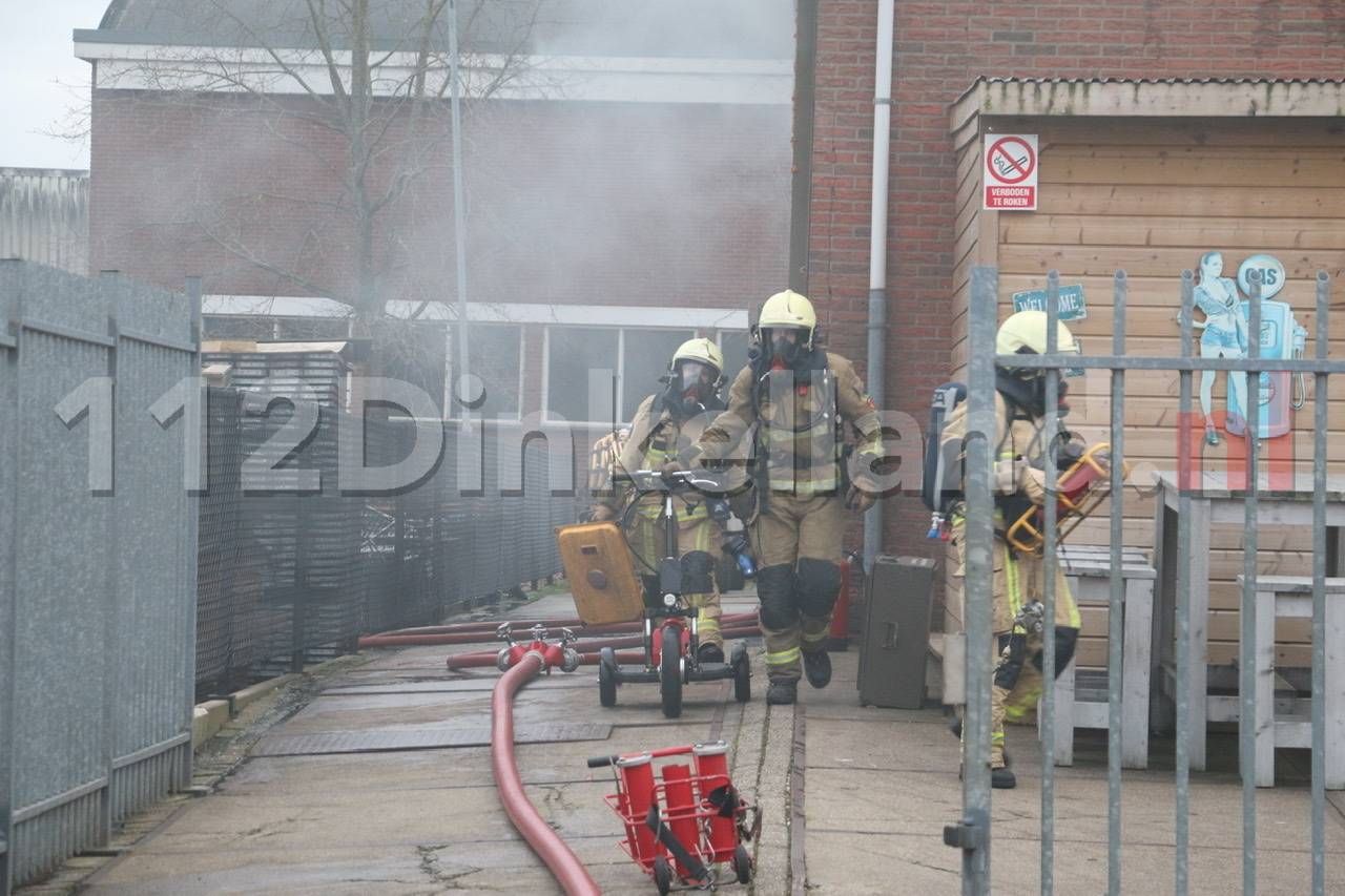 Ootmarsum: Grote brand bij Twente Toer snel onder controle