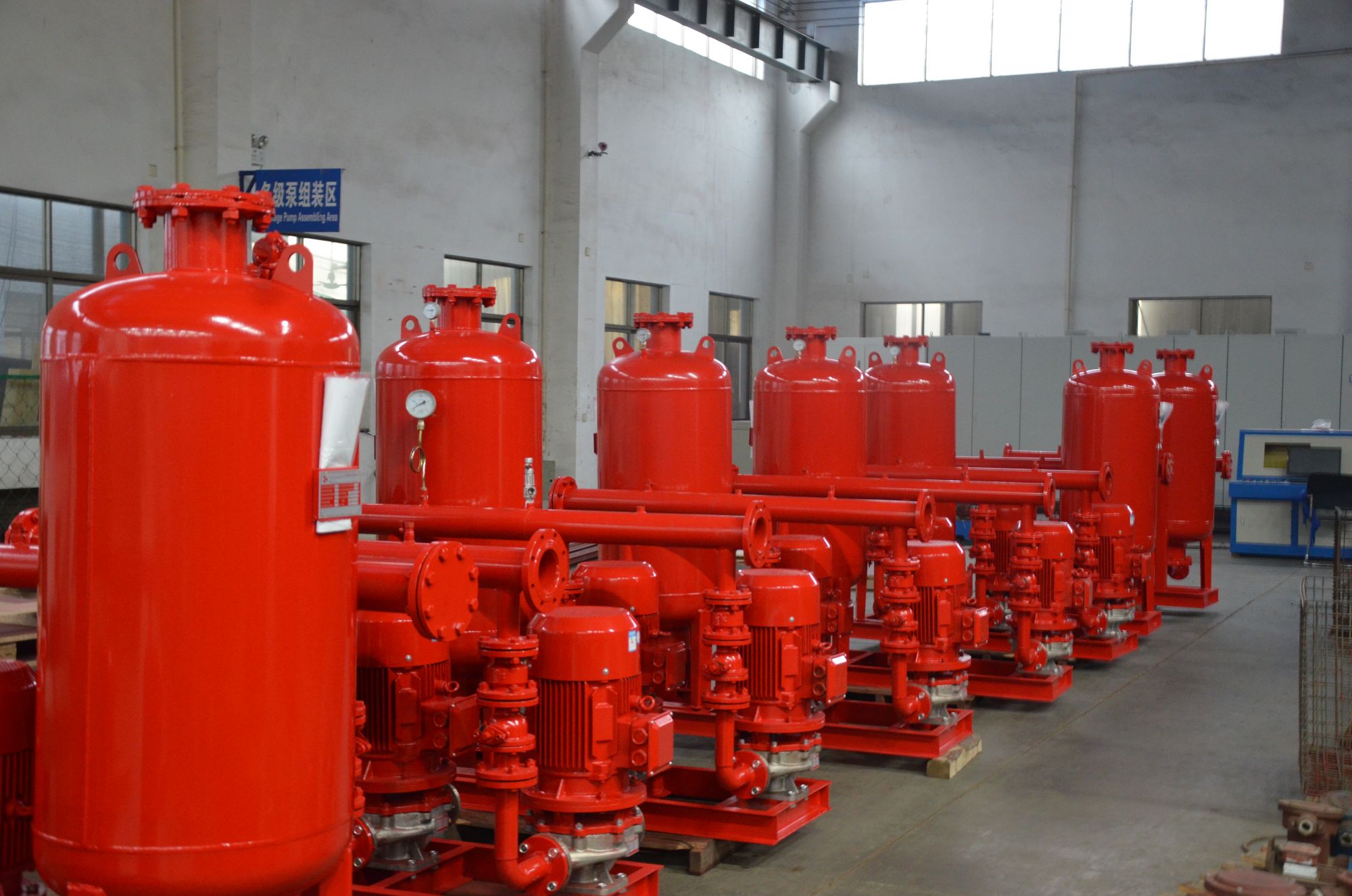 Fire pump, water supply equipment, fire fighting water supply, water