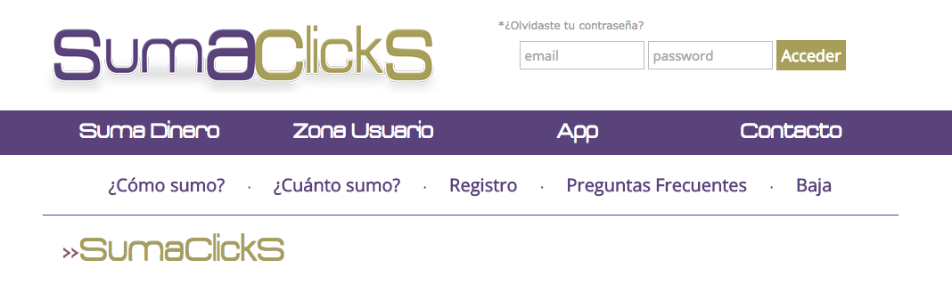 Ganar dinero con Sumaclicks