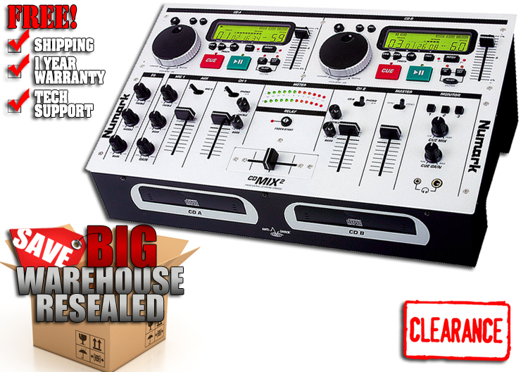 Numark CDMIX2 Professional CD Mixing Console