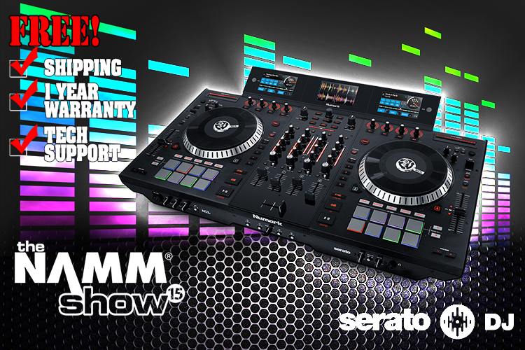 Numark NS7 III FOURDECK SERATO DJ CONTROLLER WITH MULTISCREEN DISPLAY
