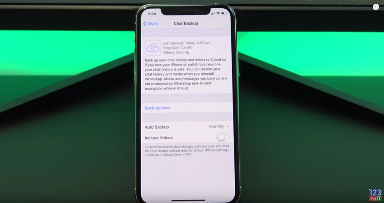 Backup & Restore WhatsApp Messages on iPhone 123myIT