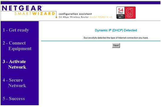 Configure NETGEAR Wireless Router using the setup wizard