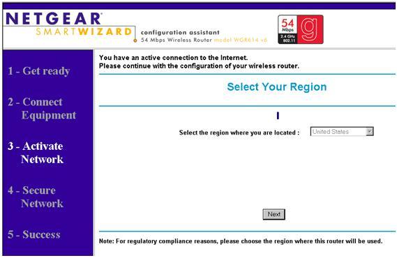 Configure NETGEAR Wireless Router using the setup wizard