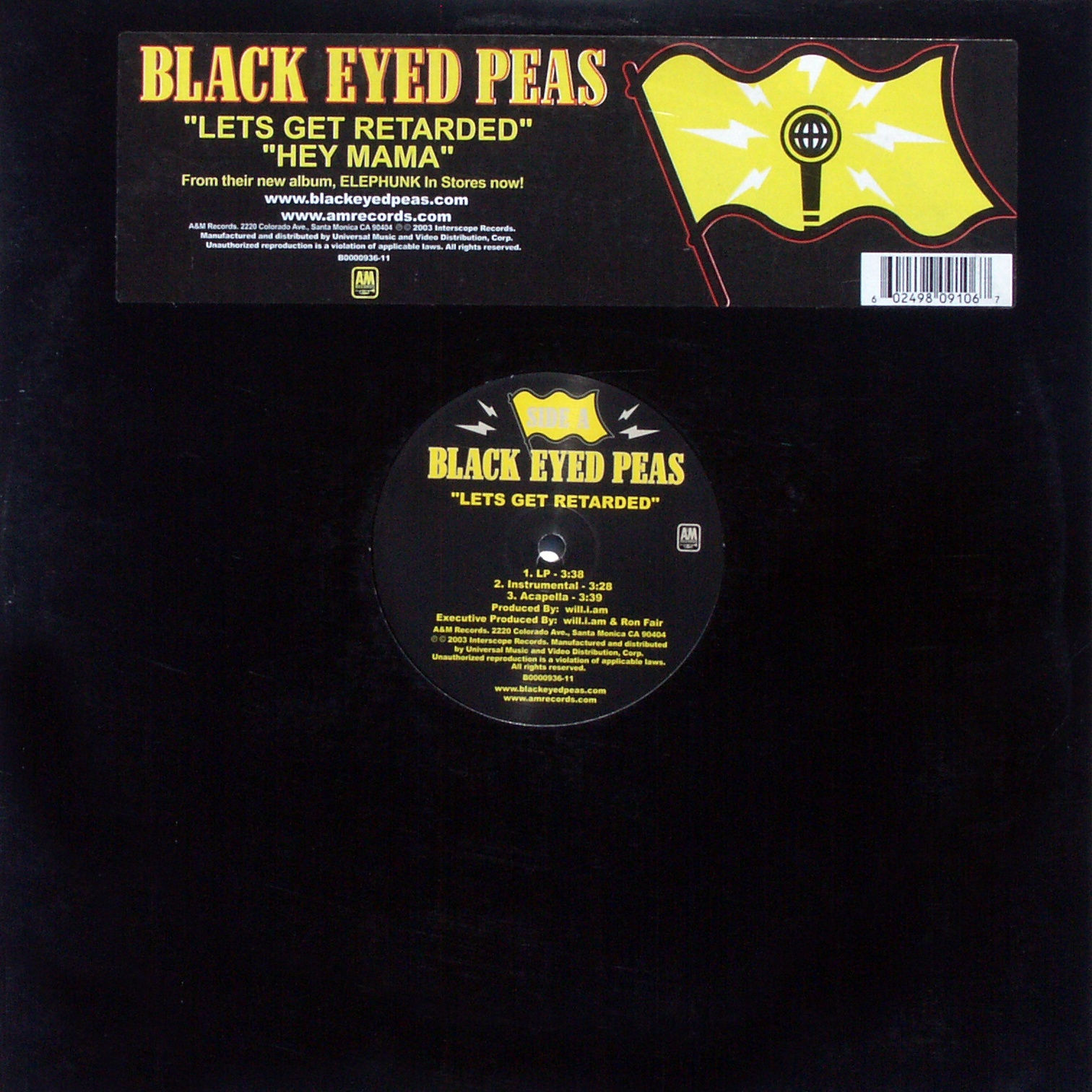 Black Eyed Peas Hey mama (Vinyl Records, LP, CD) on CDandLP
