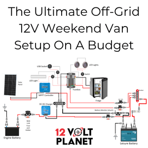 The Ultimate Off-Grid 12V Weekend Van Setup On A Budget | 12 Volt Planet