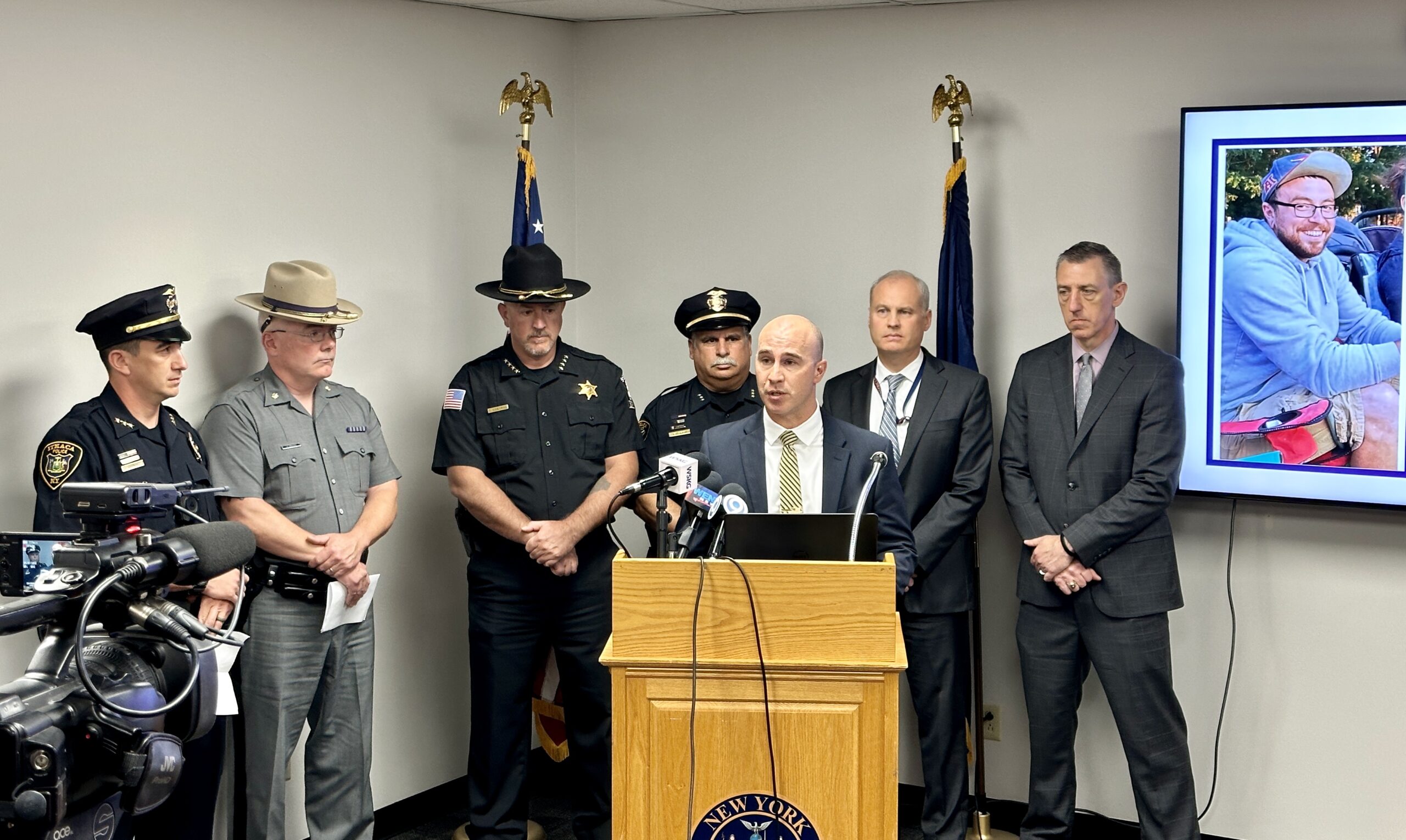 Officials confirm death of missing man, announce arrests of ten