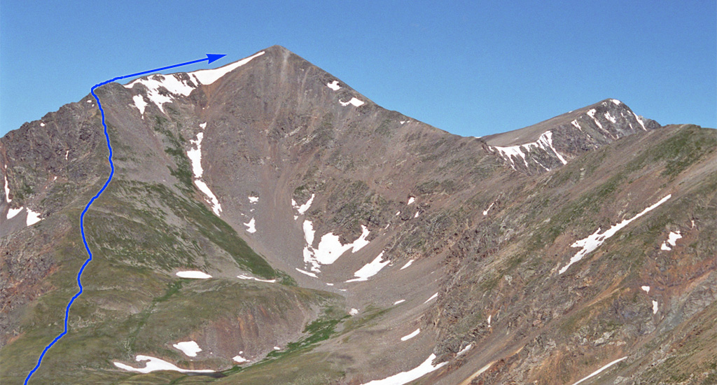 Grays Peak South Ridge Route