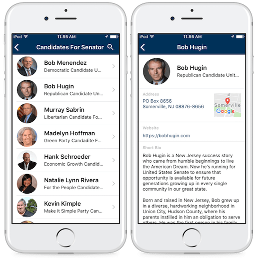Hudson County’s Election Mobile App Mobile App Development and 