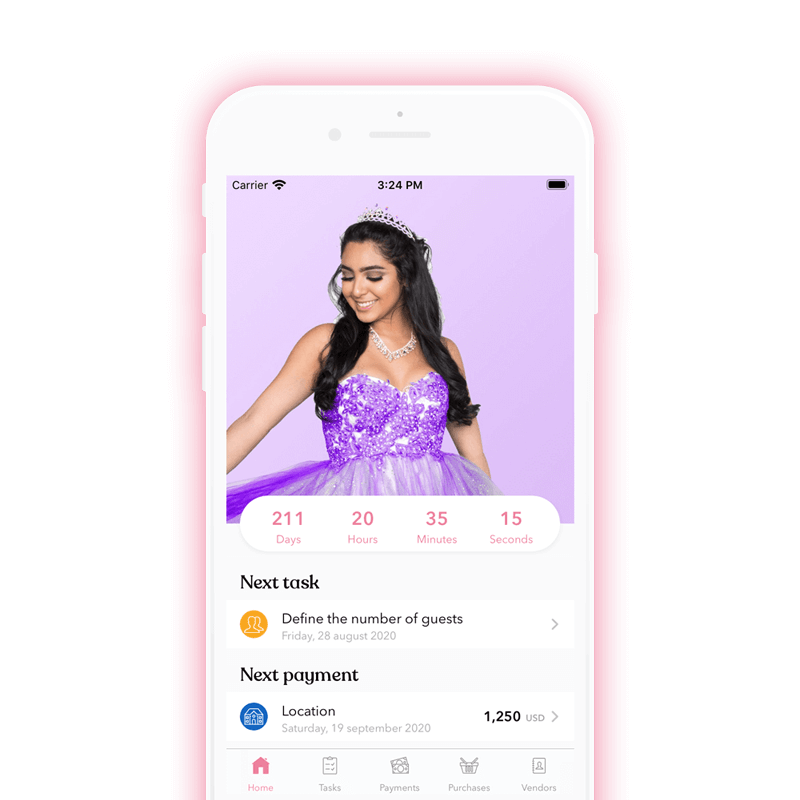 Quincy Quinceañera Planning App with Checklist&Guides