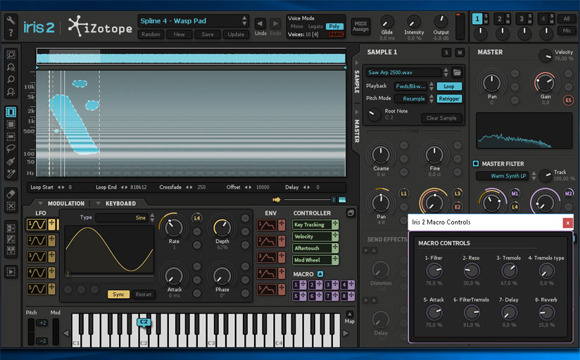 Iris 2 sound design plugin Iris 2 presets synth pads 16 Sounds