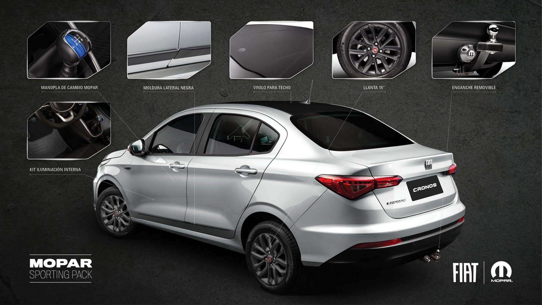 Deportivo, Elegante, Versátil O Funcional: Las 4 Opciones De Personalización Que Ofrece Mopar Para El Fiat Cronos - 16 Valvulas