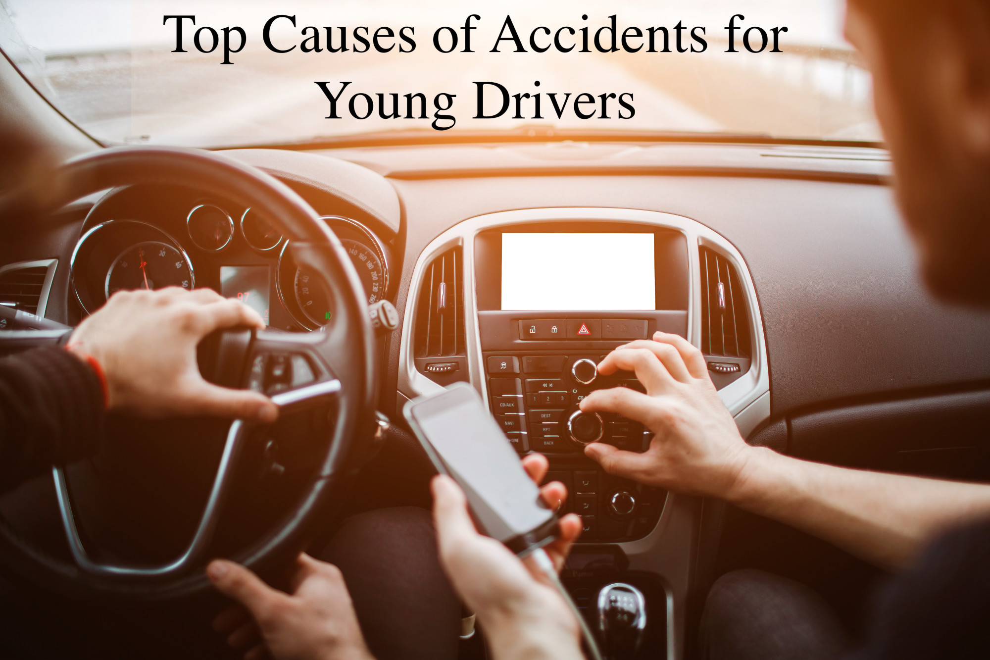 Top Causes of Accidents Involving Young Drivers
