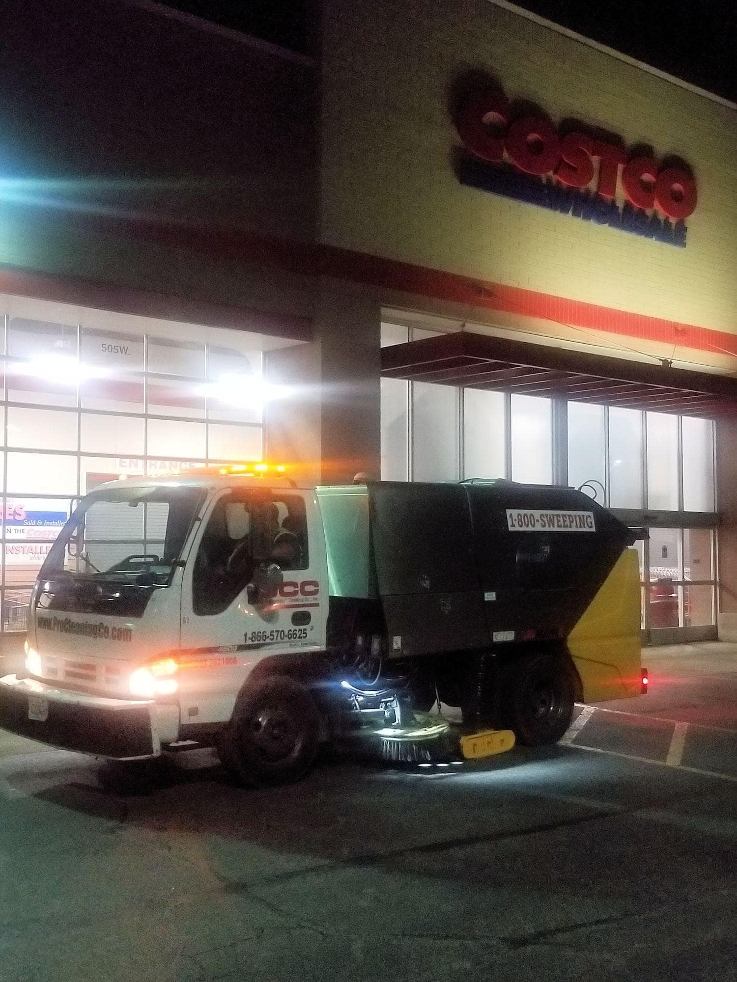 Chicago Street Sweeping Company Road, Parking Lot Illinois 1800