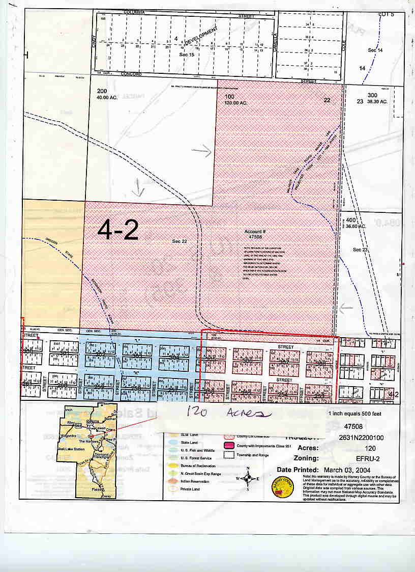 120 acres Harney county Oregon Land