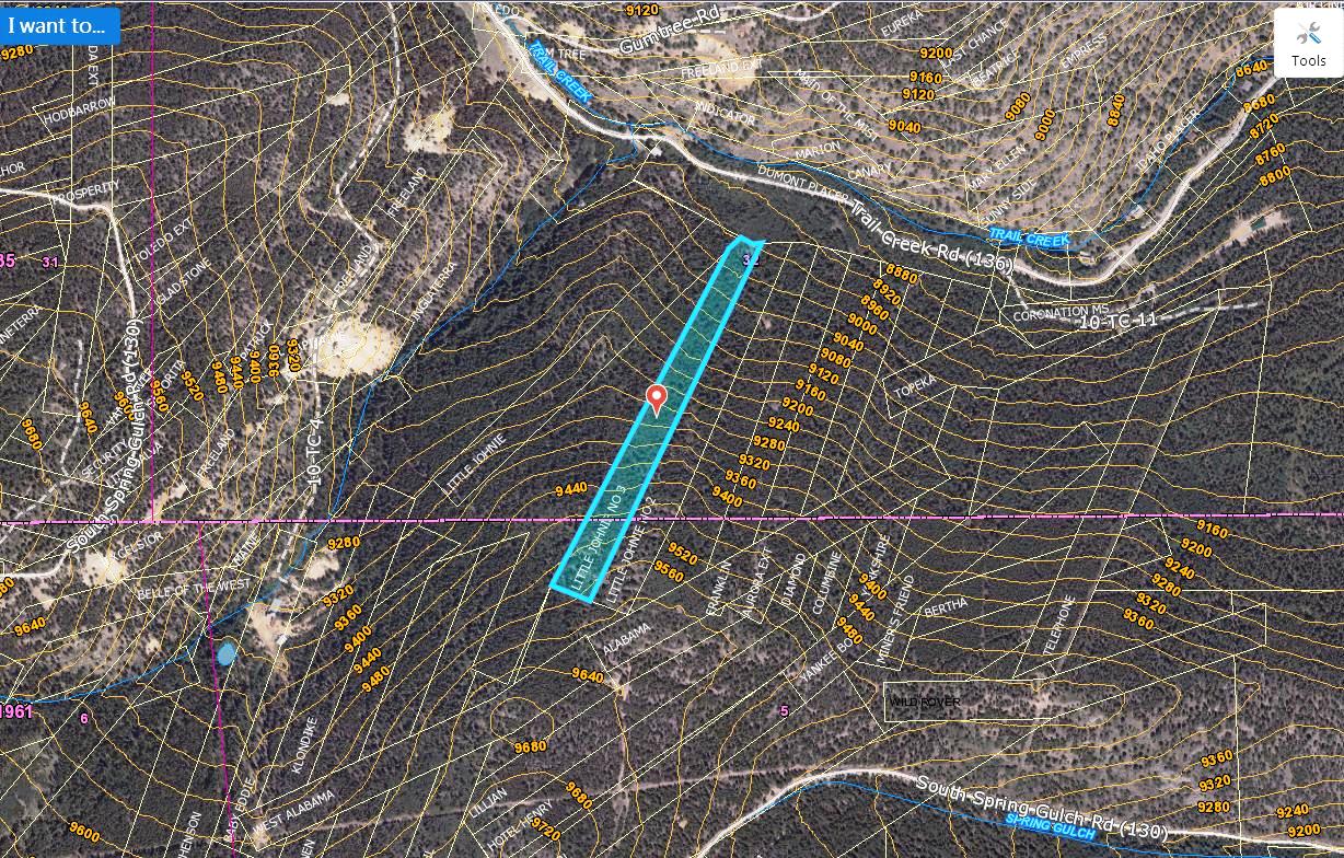 Clear creek county Idaho springs patented mining claims for sale