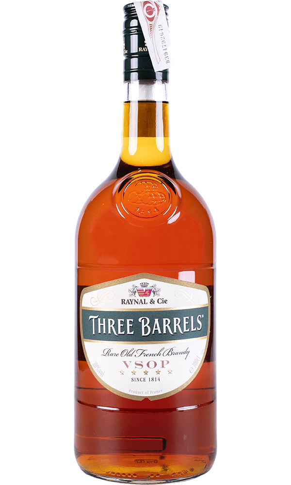 Brandy Three Barrels VSOP 1 Litro 1898 Drinks Boutique