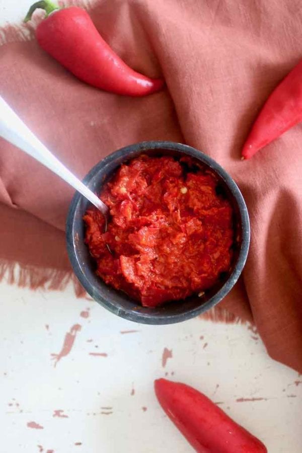 Sambal Traditional Indonesian Chili Paste Recipe 196 flavors