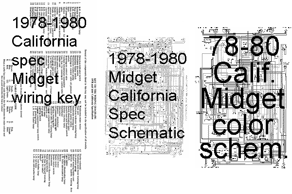 MG Midget Wiring Diagrams