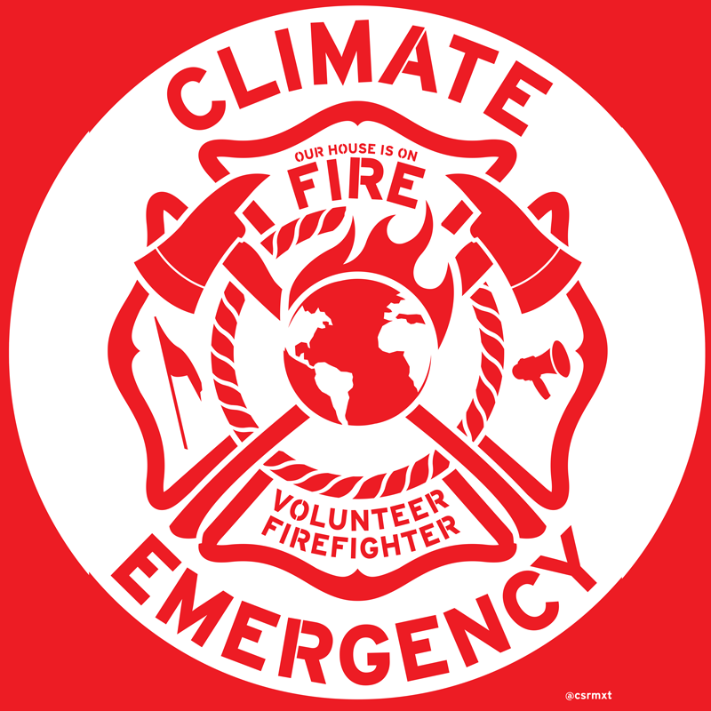 FIREFIGHTER stencil Cesar Maxit