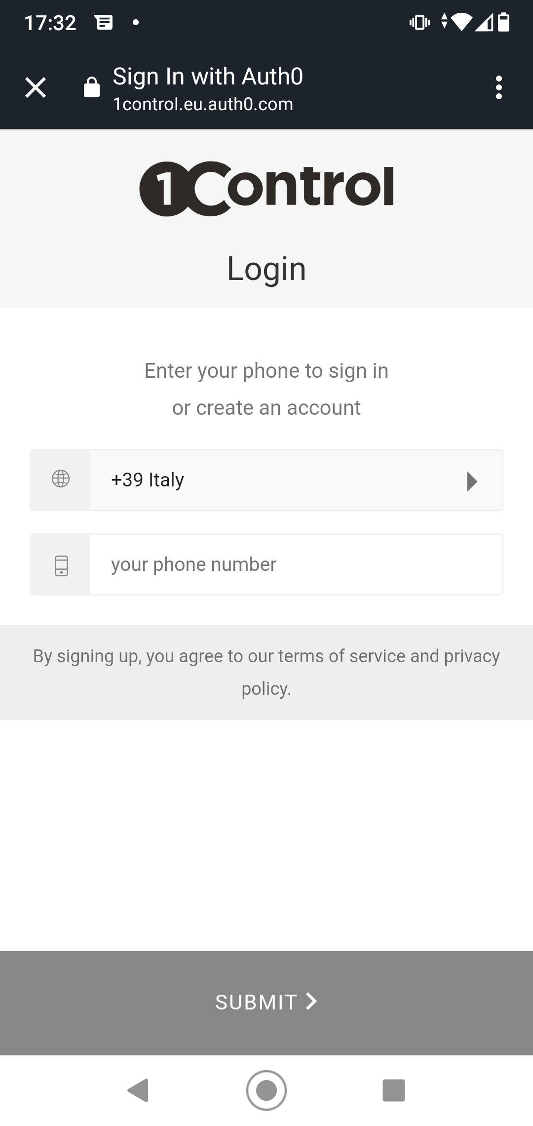 Amazon Alexa integration setup 1Control