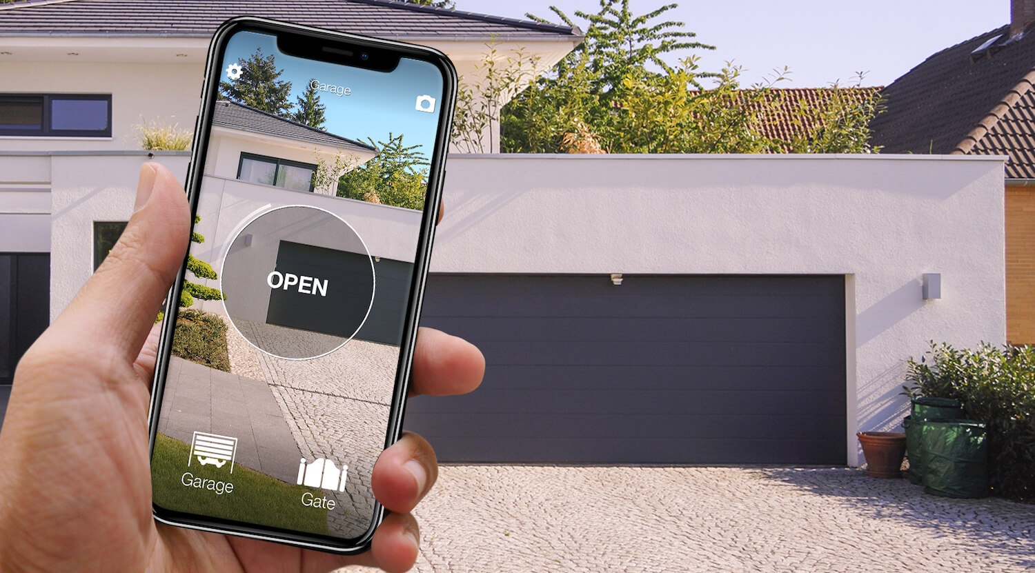 SOLO, the gate opener for smartphones unique in the world 1Control