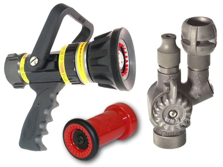 What are the 5 Different Fire Hose Nozzles?