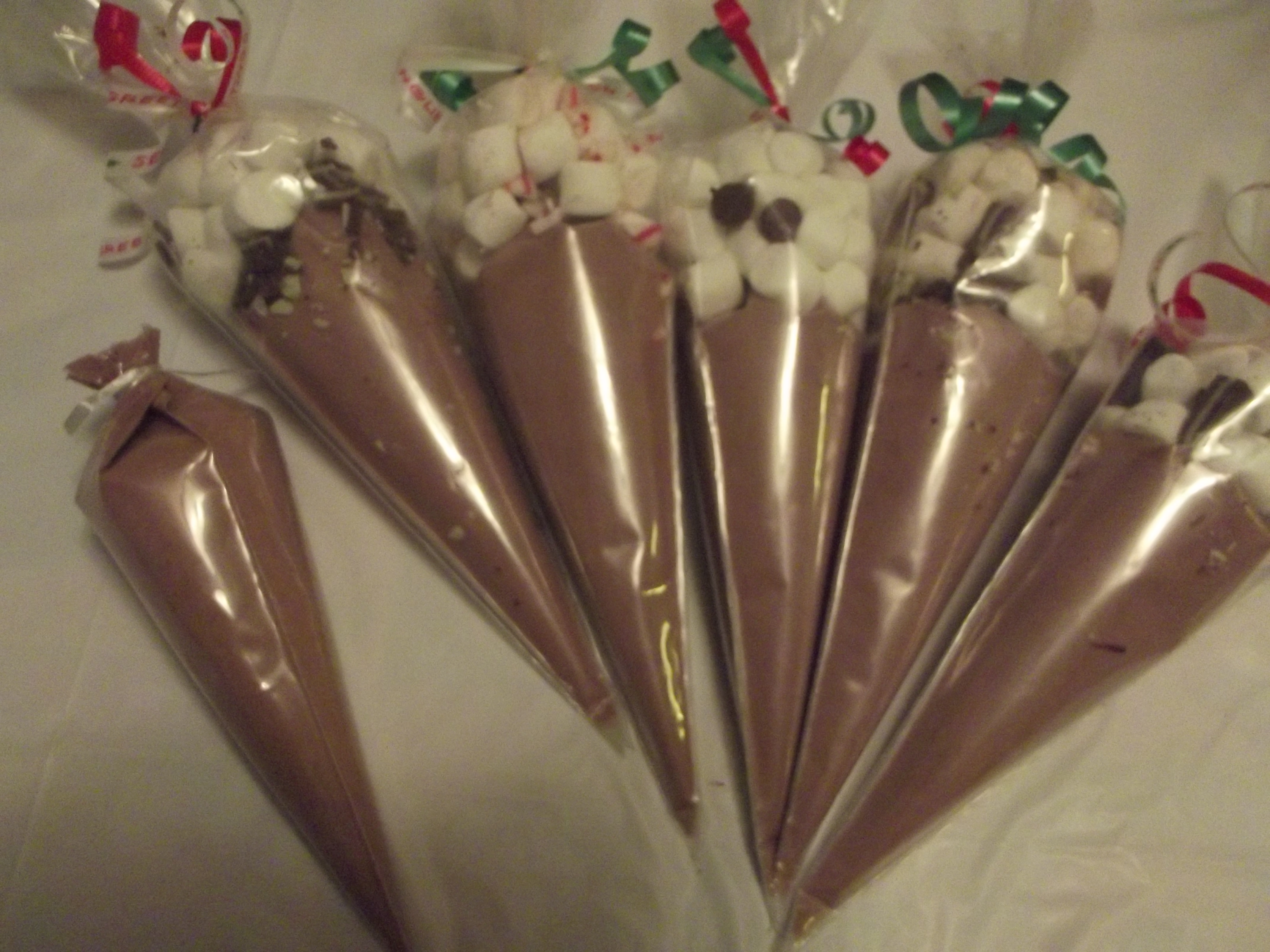 6 Hot Chocolate 'Ice Cream' Cones 1 More Than 2 1 More Than 2