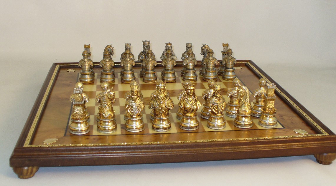 Camelot Pewter Chess Set