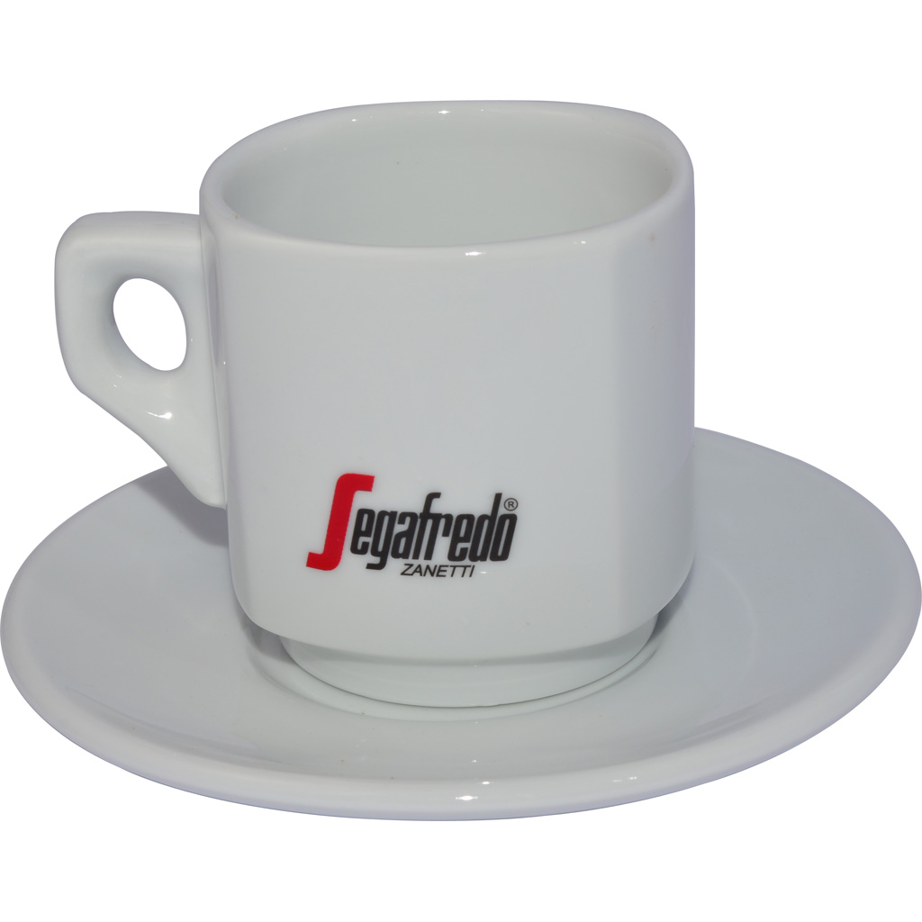 Segafredo Cappuccino Cup & Saucer small, set of 6