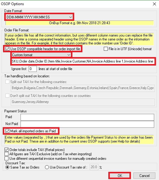 How to import my Wowcher orders into One Stop Order Processing
