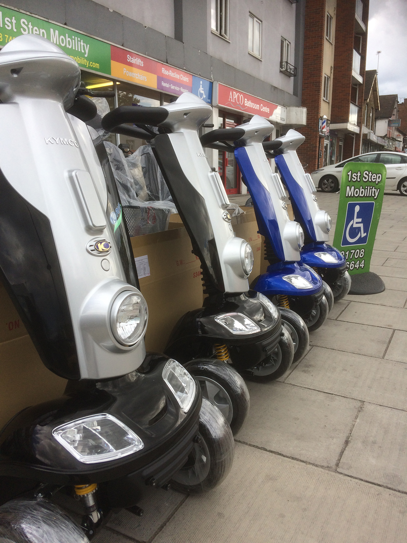 Mobility Scooter Solid Tyres 1st Step Mobility