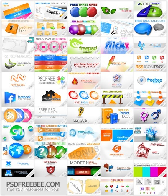 40 Free Design & PSD Template