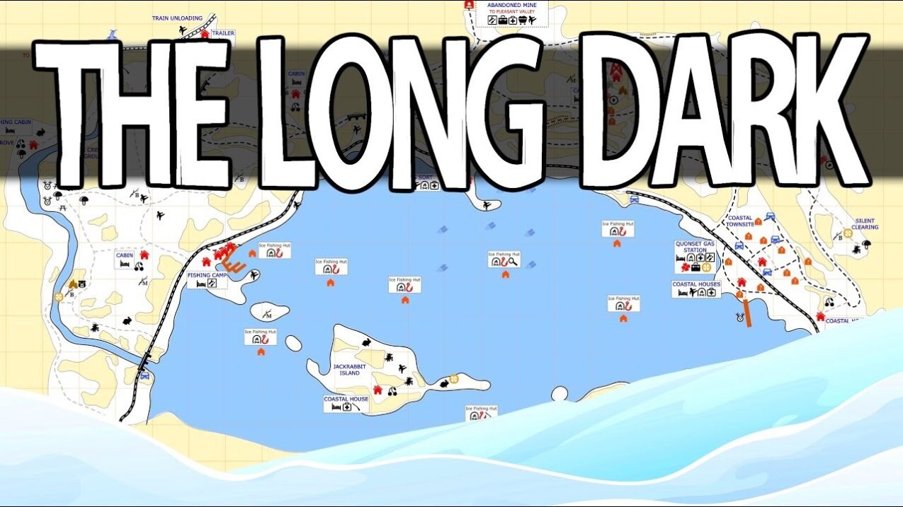 The Long Dark World Map Map